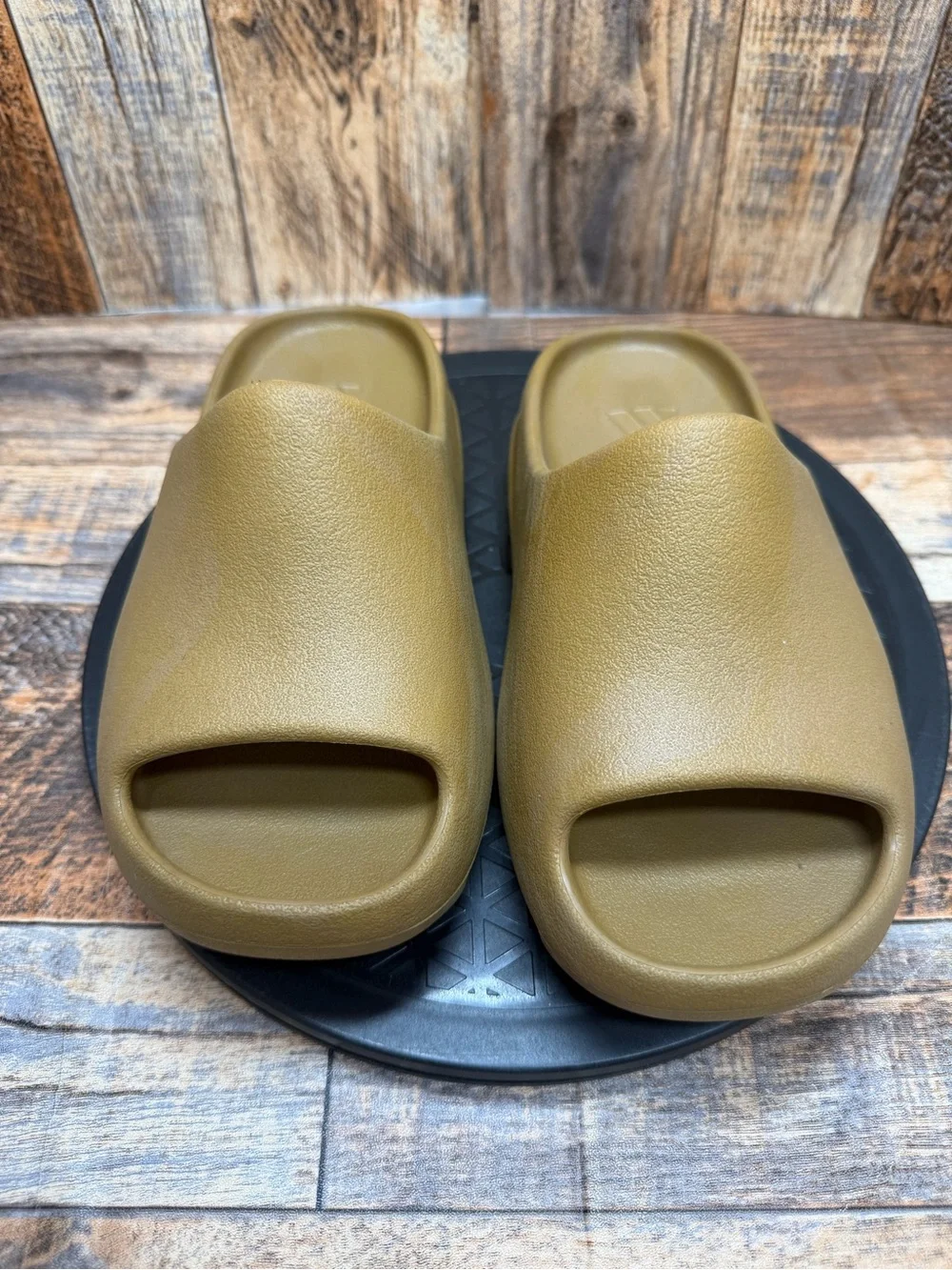 Yeezy Slide Made by Adidas Ochre Kids Slides Slipper Unisex US Size 1 Boost